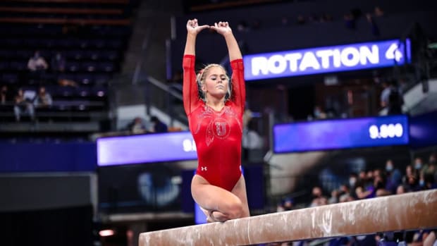 Utah senior Adrienne Randall.